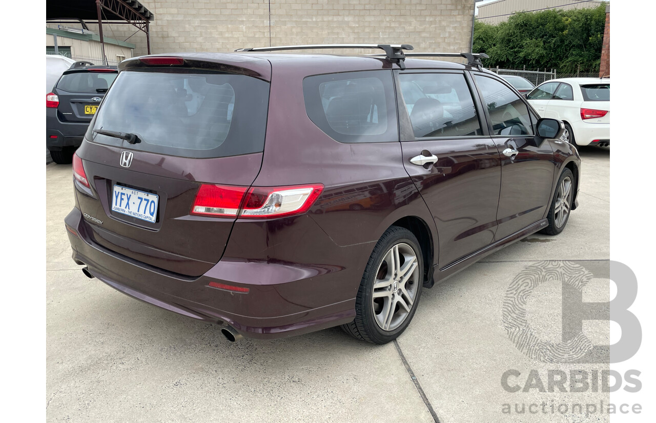 8/2009 Honda Odyssey Luxury RB 4d Wagon Purple 2.4L