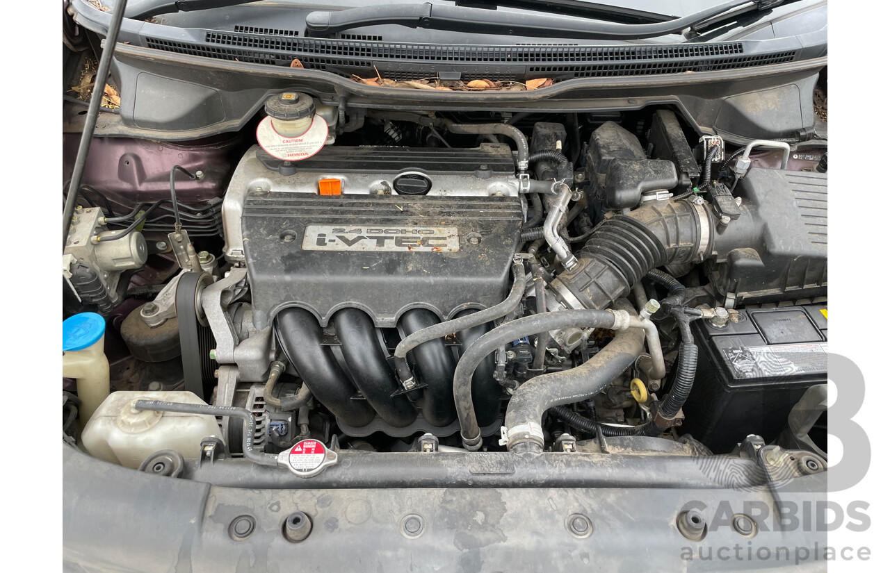 8/2009 Honda Odyssey Luxury RB 4d Wagon Purple 2.4L