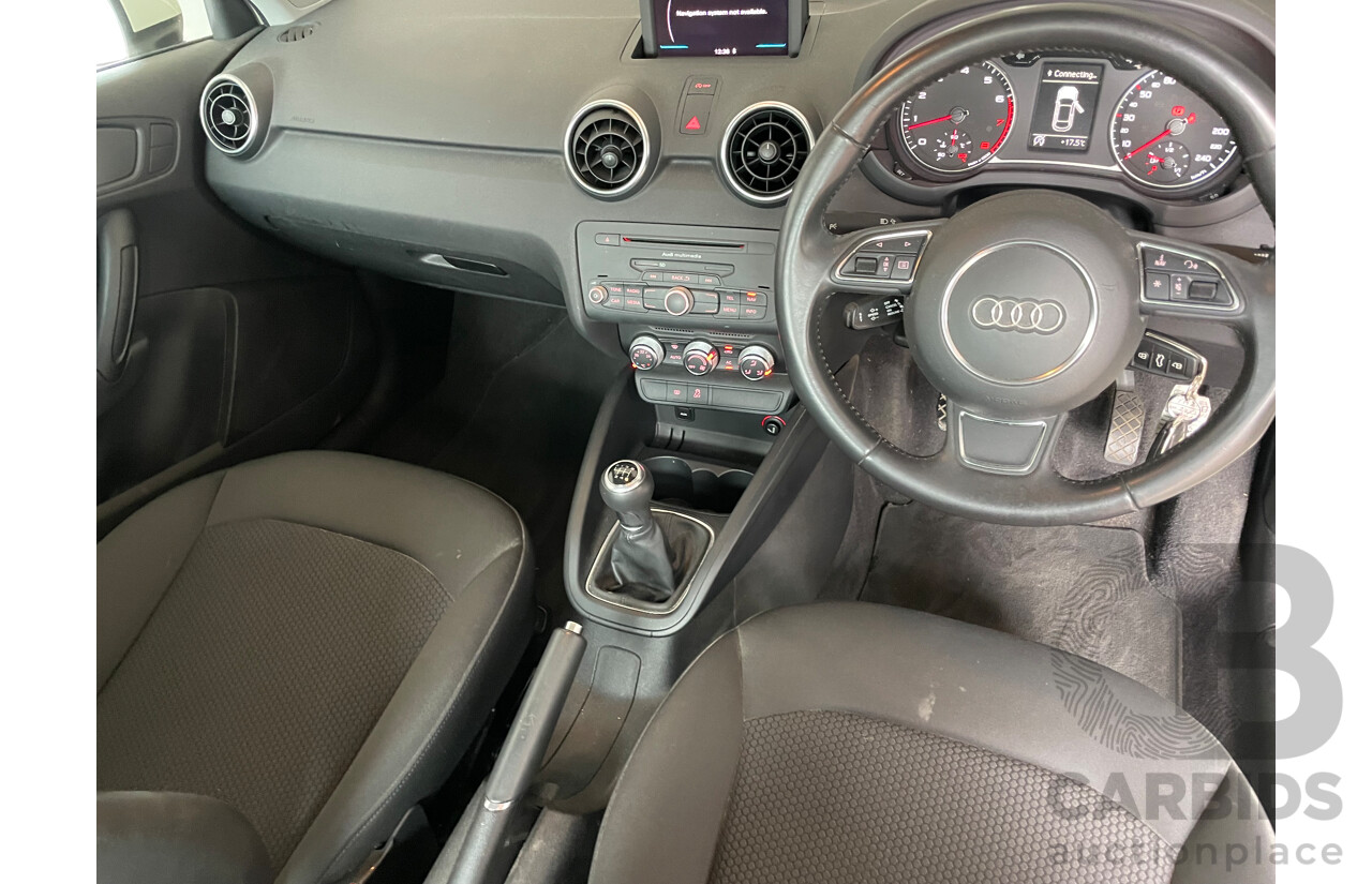 4/2012 Audi A1 1.4 TFSI Ambition 8X MY12 3d Hatchback White 1.4L