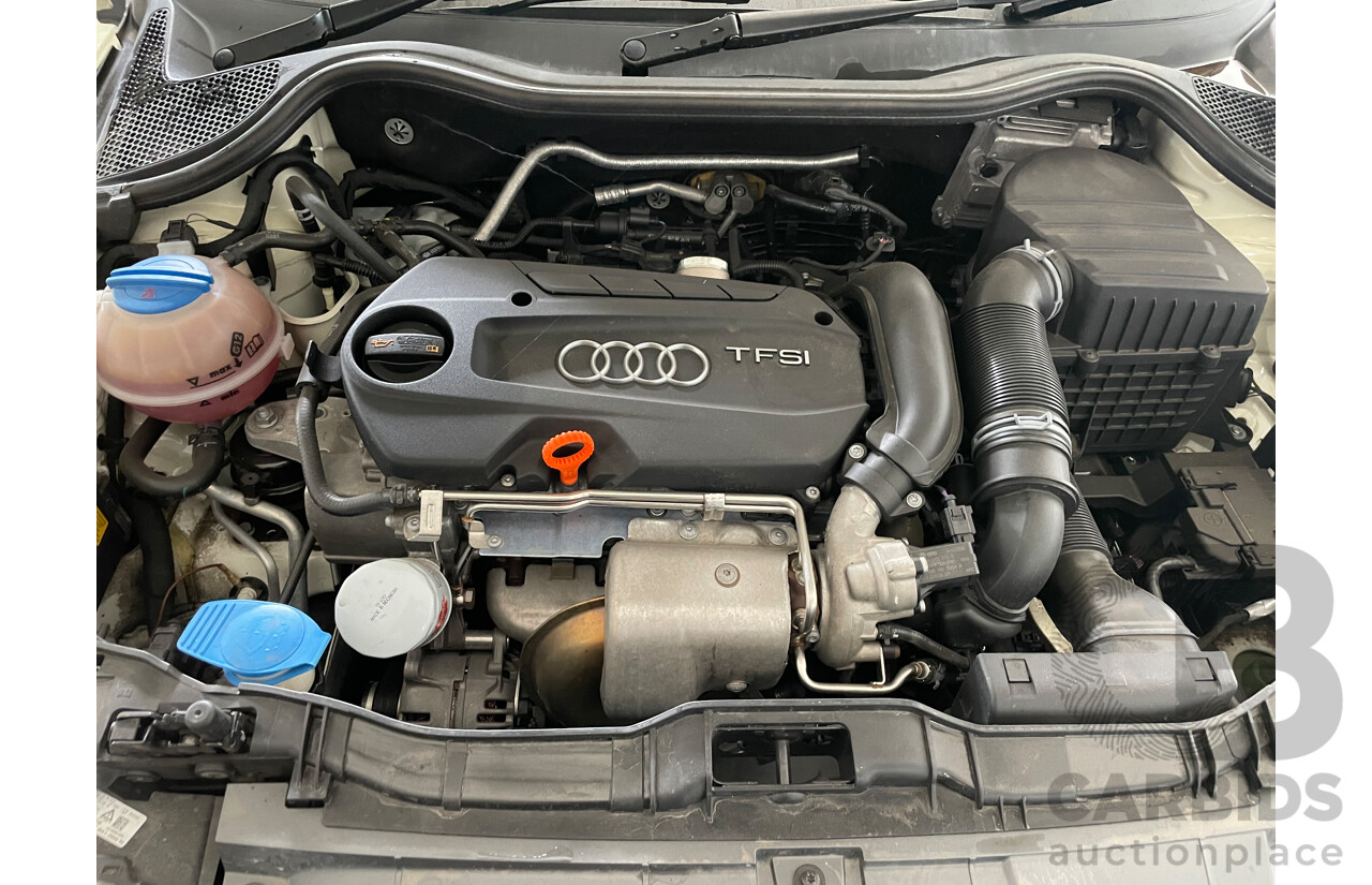 4/2012 Audi A1 1.4 TFSI Ambition 8X MY12 3d Hatchback White 1.4L