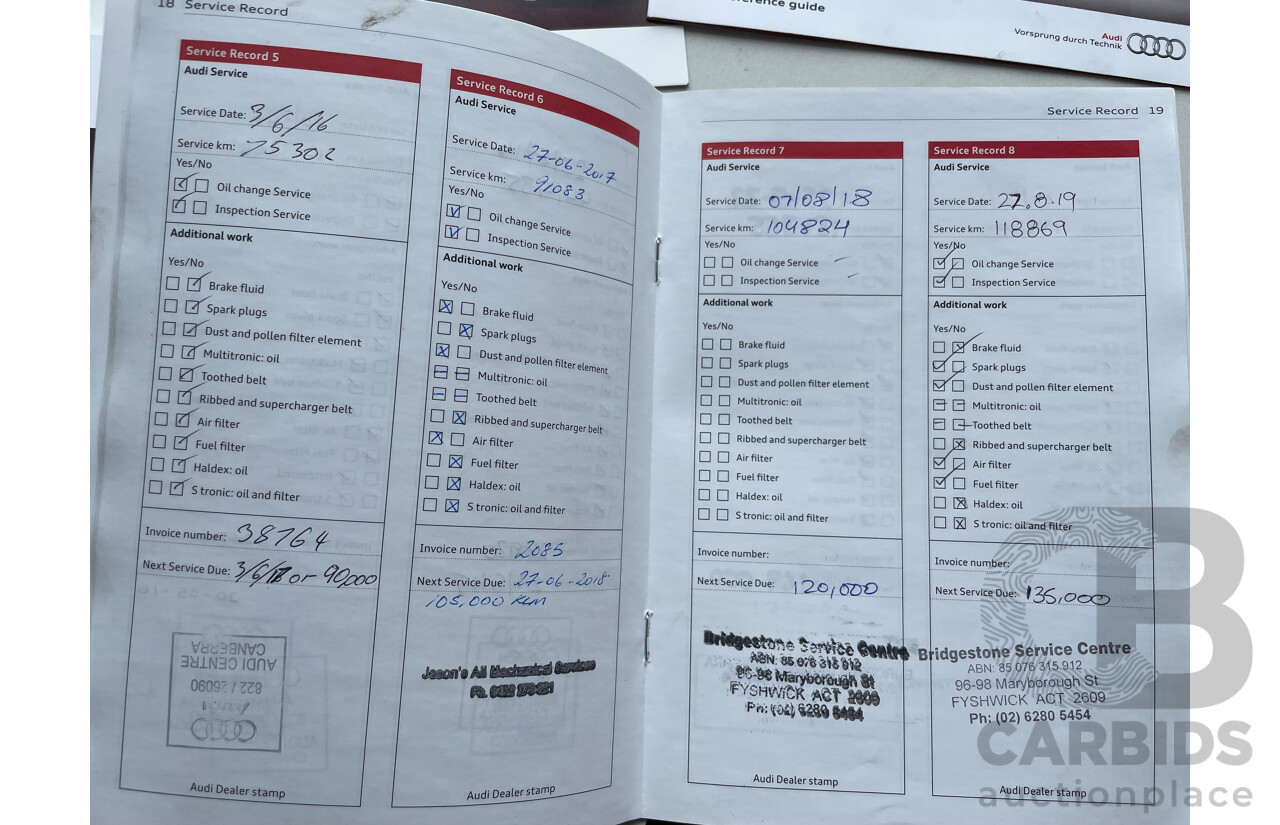 4/2012 Audi A1 1.4 TFSI Ambition 8X MY12 3d Hatchback White 1.4L