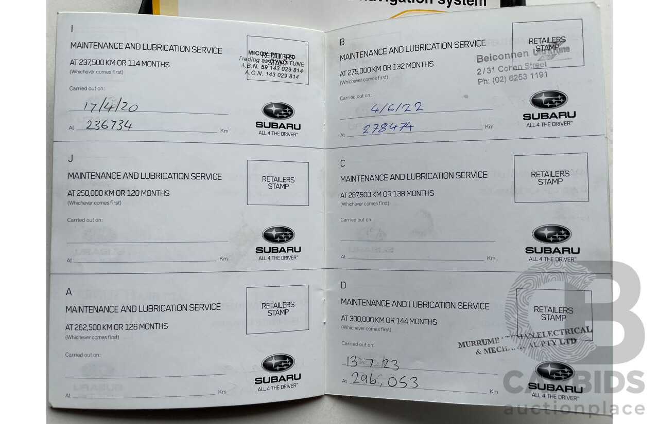 1/2014 Subaru Impreza 2.0i (awd) MY14 4d Sedan Blue 2.0L