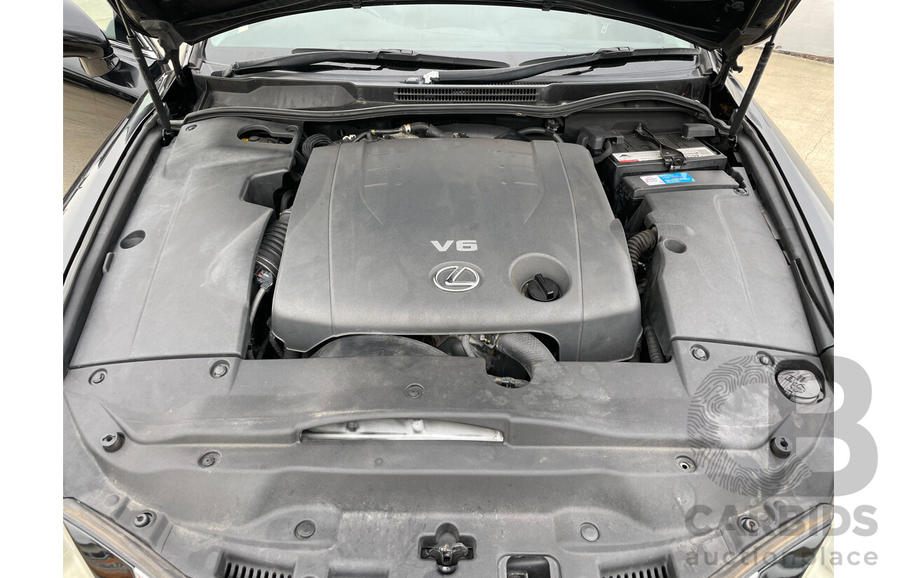7/2009 Lexus IS250 Prestige GSE20R 09 UPGRADE 4d Sedan Black 2.5L