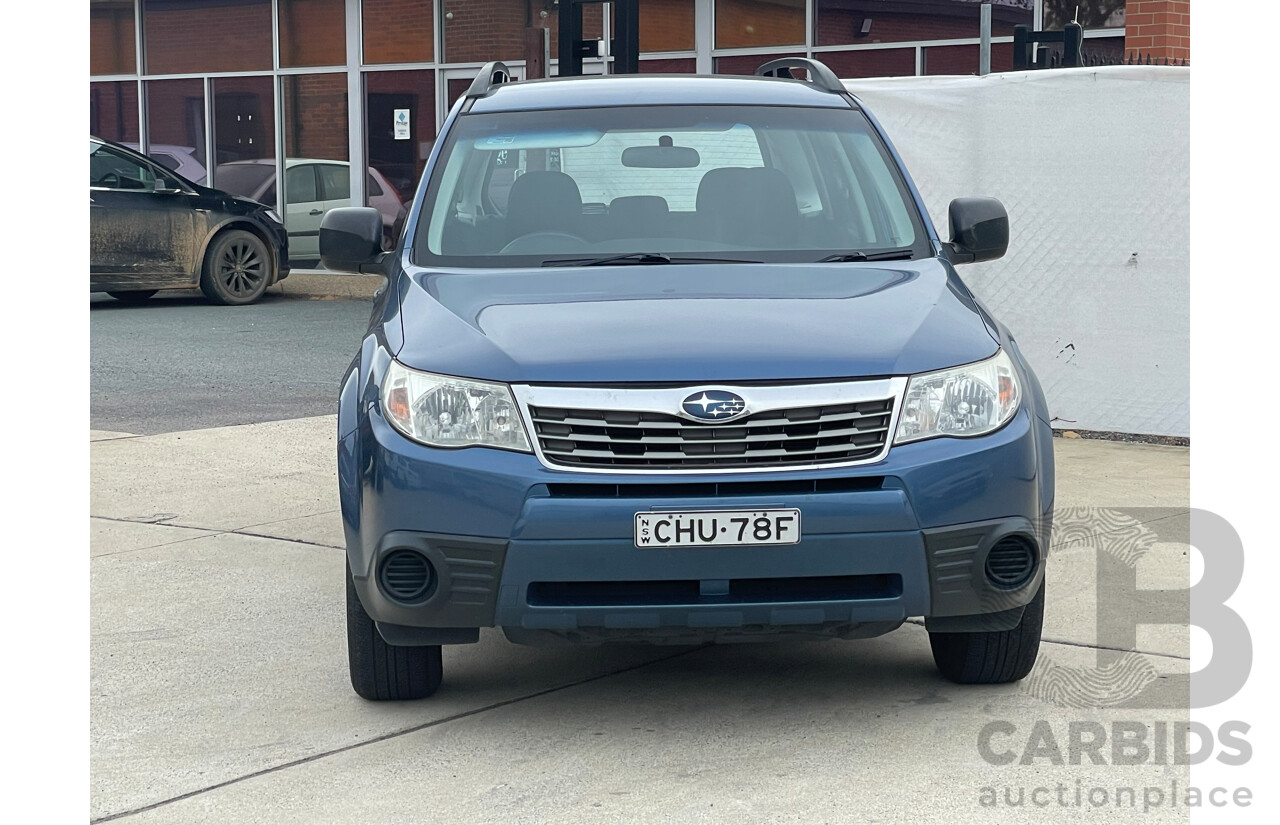 9/2010 Subaru Forester X (satnav) MY10 4d Wagon Blue 2.5L