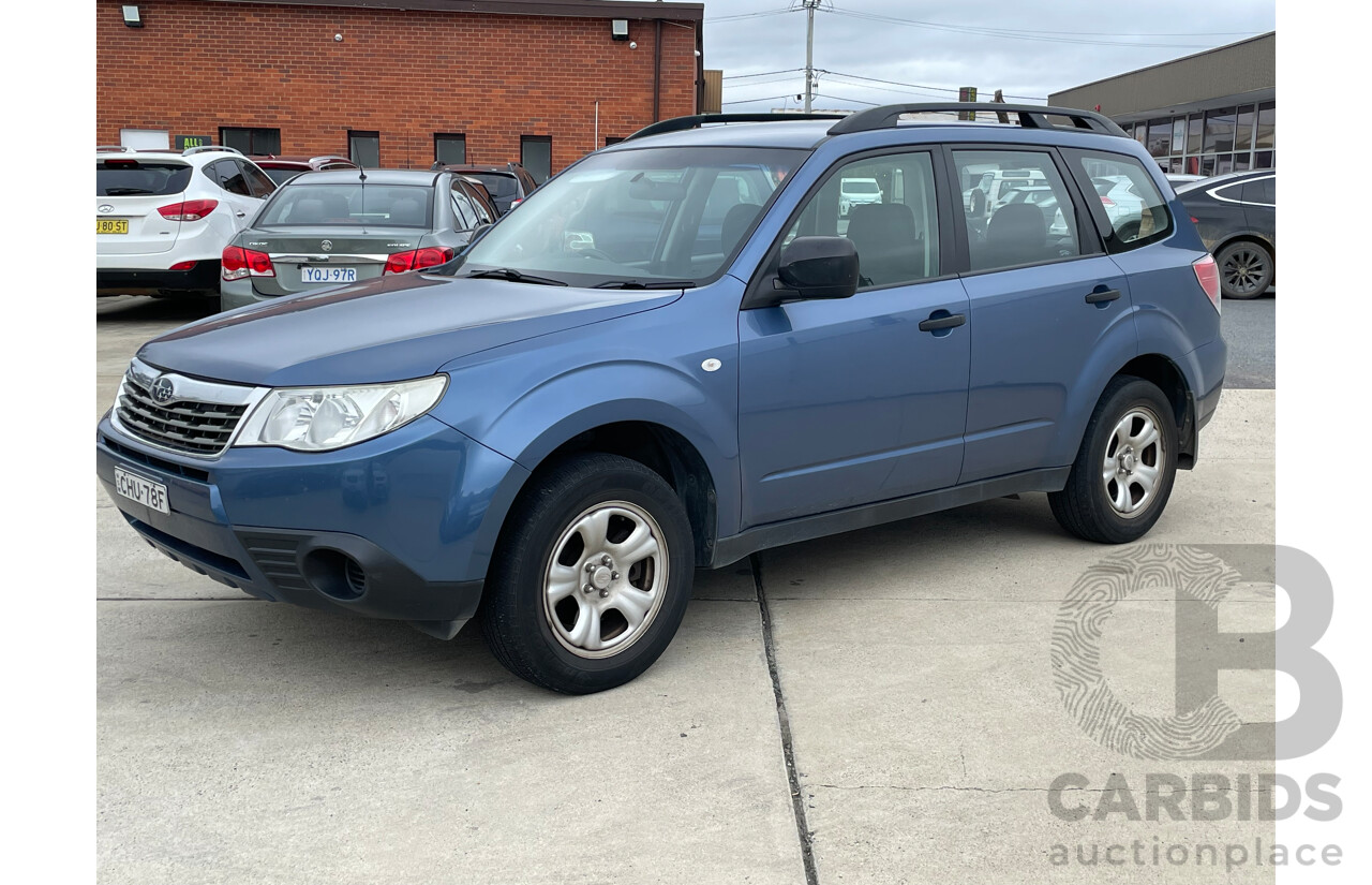 9/2010 Subaru Forester X (satnav) MY10 4d Wagon Blue 2.5L