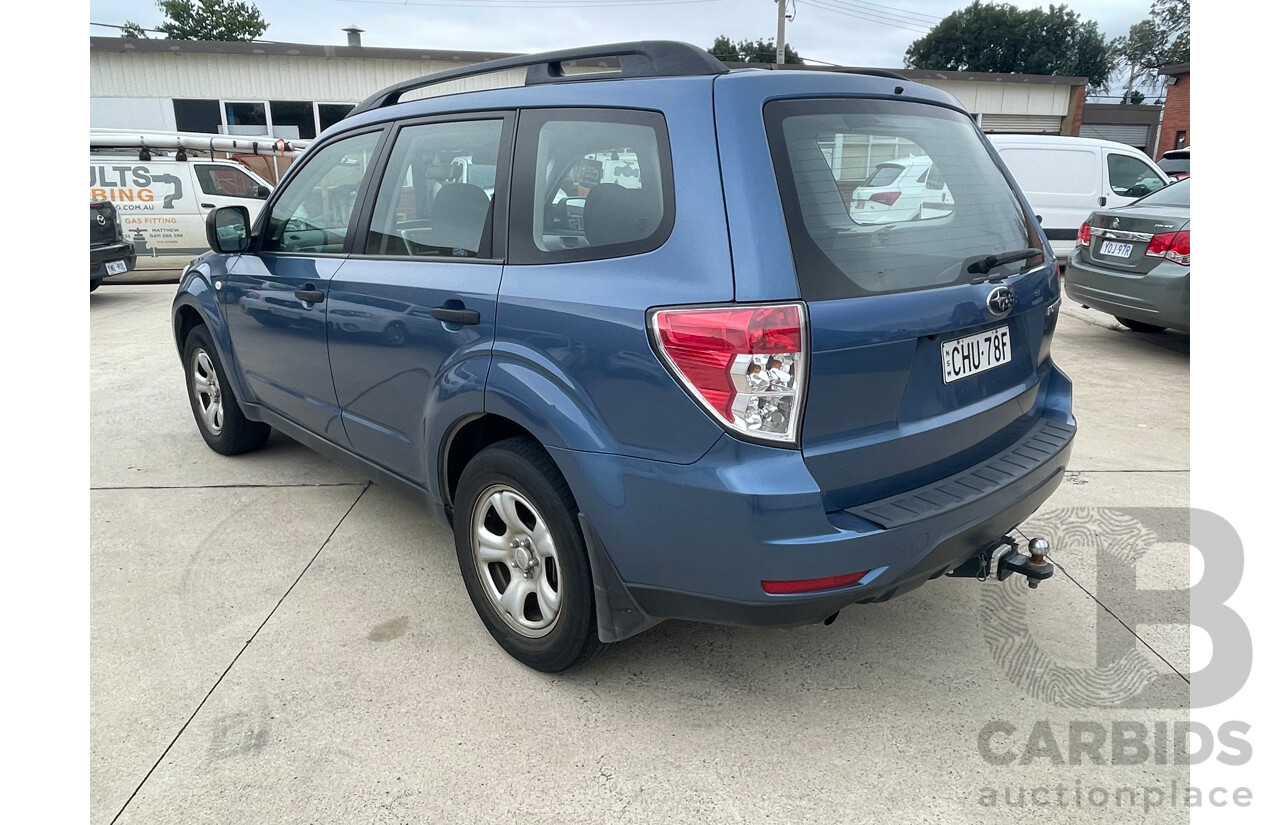 9/2010 Subaru Forester X (satnav) MY10 4d Wagon Blue 2.5L