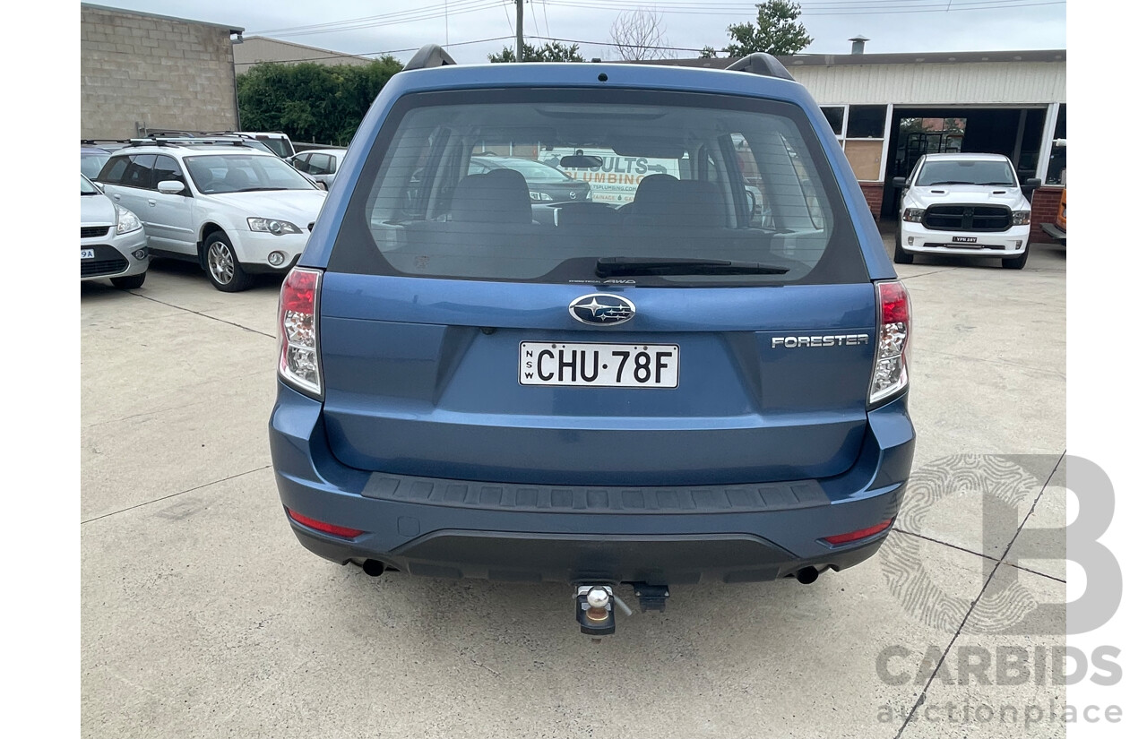 9/2010 Subaru Forester X (satnav) MY10 4d Wagon Blue 2.5L