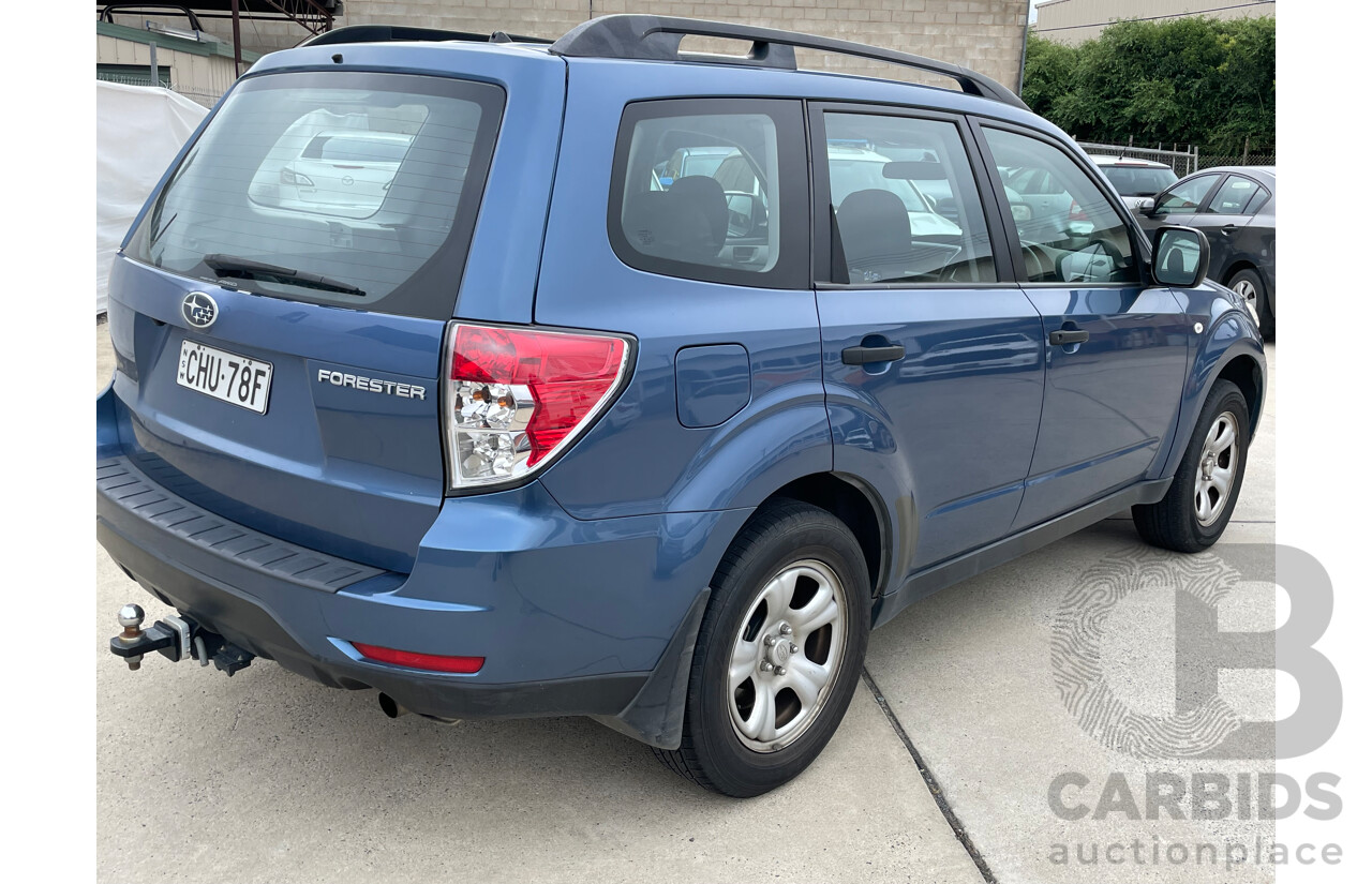 9/2010 Subaru Forester X (satnav) MY10 4d Wagon Blue 2.5L
