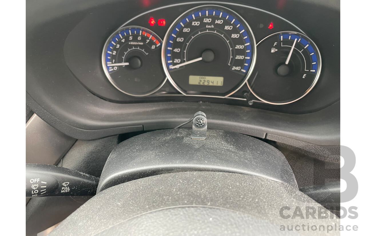 9/2010 Subaru Forester X (satnav) MY10 4d Wagon Blue 2.5L