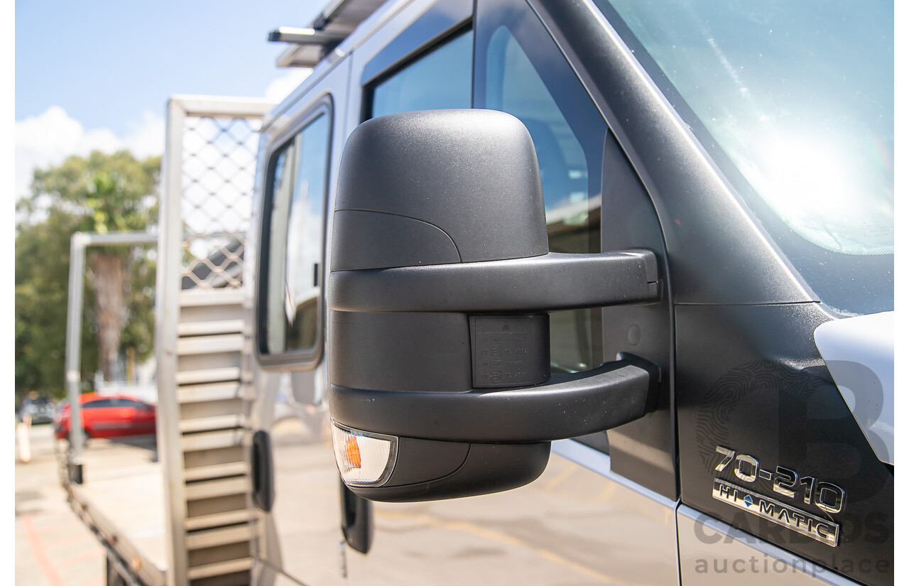 09/2017 Iveco Daily 70-210 50C 4350wb Trayback 4d Crew Cab Silver Turbo Diesel 3.0L