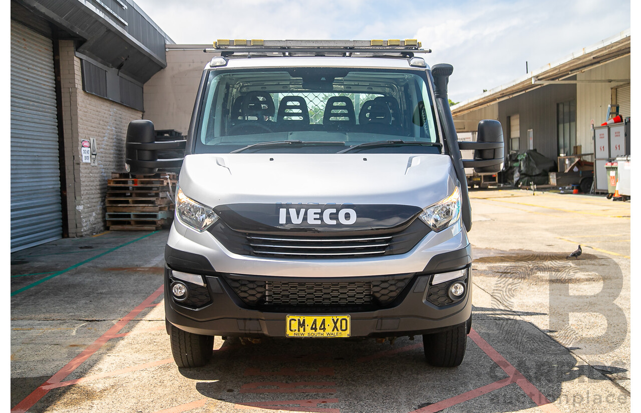 09/2017 Iveco Daily 70-210 50C 4350wb Trayback 4d Crew Cab Silver Turbo Diesel 3.0L