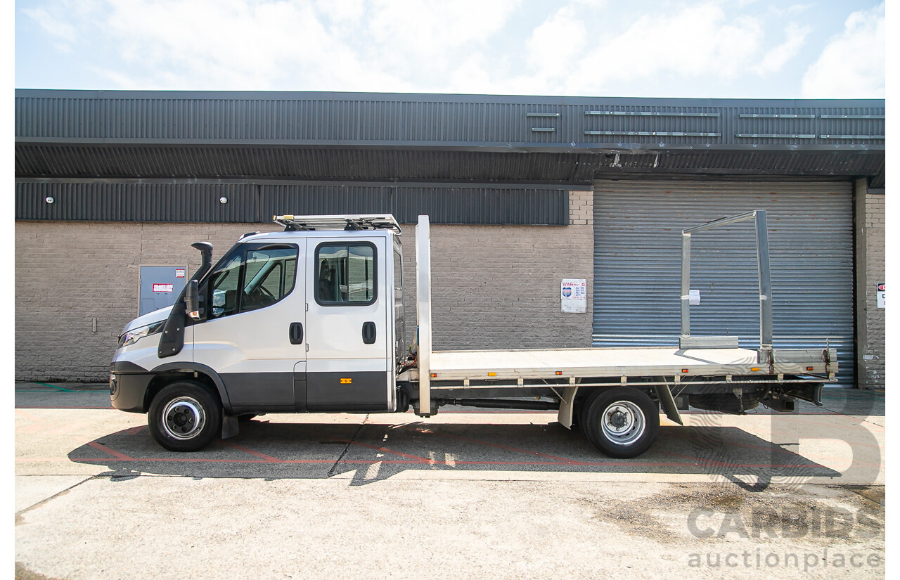 09/2017 Iveco Daily 70-210 50C 4350wb Trayback 4d Crew Cab Silver Turbo Diesel 3.0L