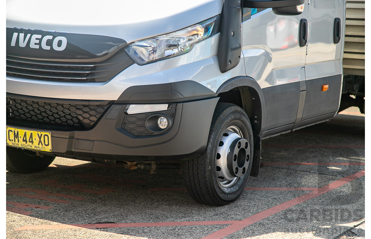 09/2017 Iveco Daily 70-210 50C 4350wb Trayback 4d Crew Cab Silver Turbo Diesel 3.0L