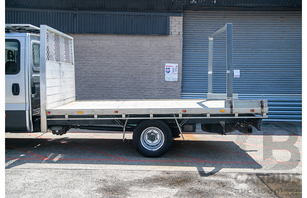 09/2017 Iveco Daily 70-210 50C 4350wb Trayback 4d Crew Cab Silver Turbo Diesel 3.0L