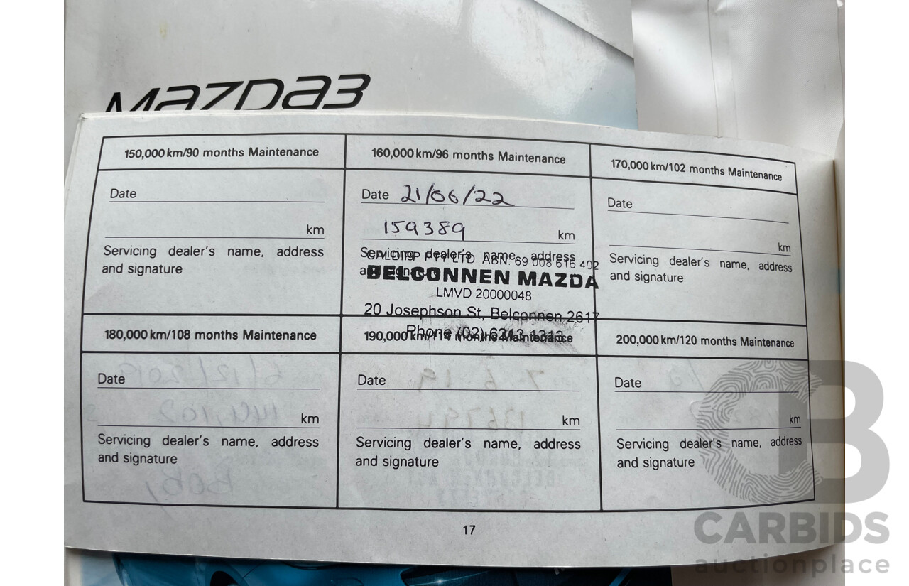 9/2011 Mazda Mazda3 MAXX BL  5d Hatchback Silver 2.0L