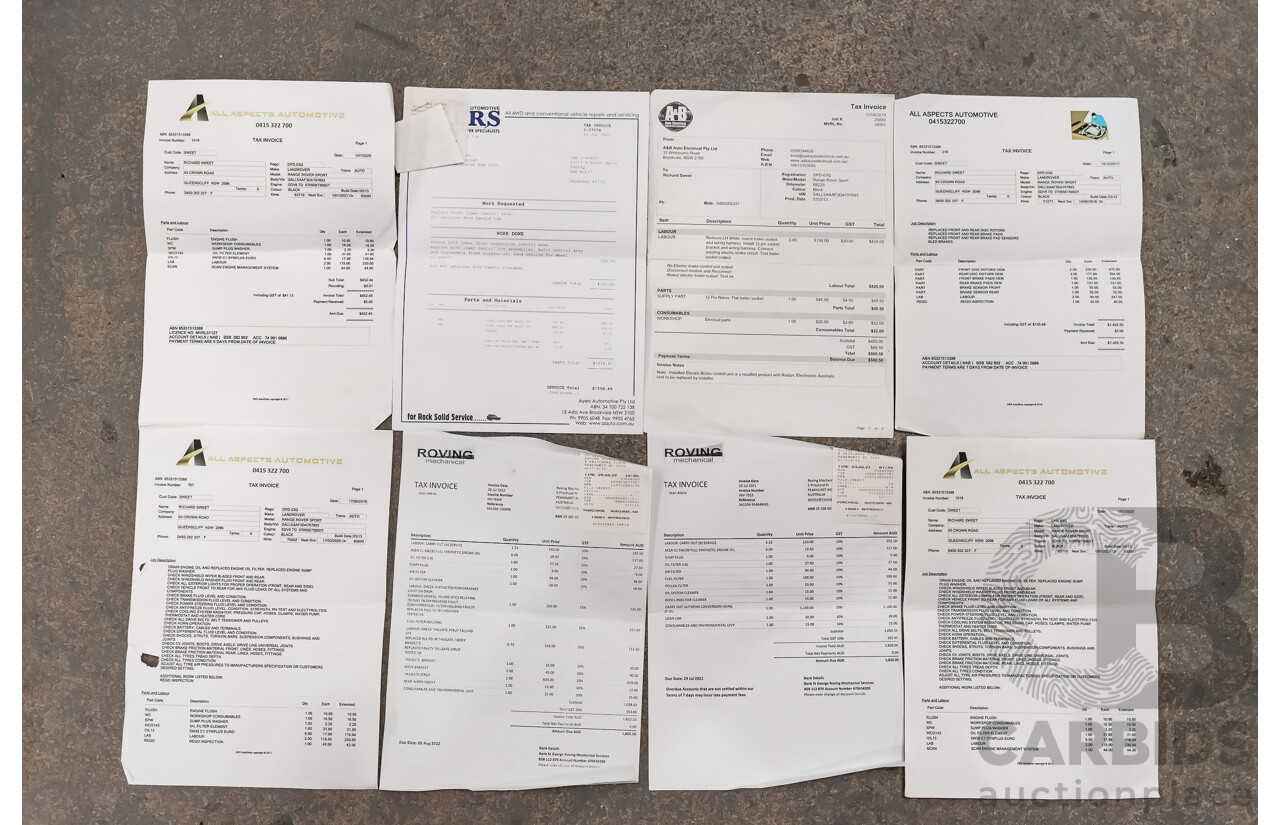 03/13 Range Rover Range Rover SPORT HSE Luxury 3.0 SDV6 SE AWD LW 4D Wagon Black 3.0L