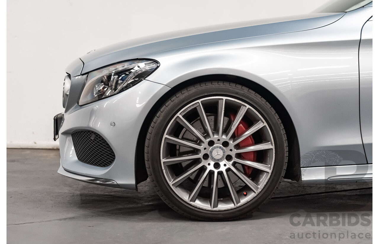 03/2016 Mercedes Benz C300 205 MY16 2D Coupe Diamond Silver Metallic Turbo 2.0L