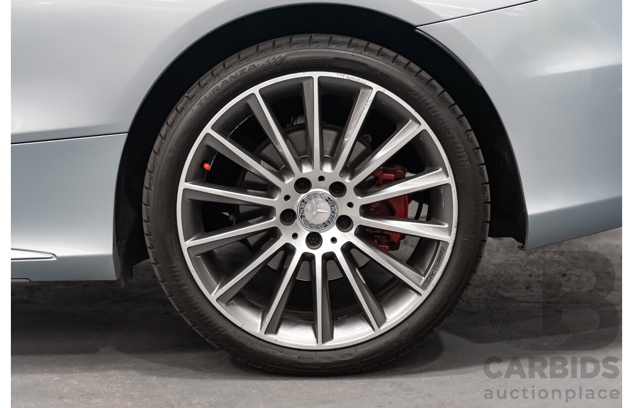 03/2016 Mercedes Benz C300 205 MY16 2D Coupe Diamond Silver Metallic Turbo 2.0L