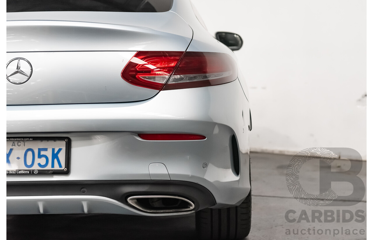 03/2016 Mercedes Benz C300 205 MY16 2D Coupe Diamond Silver Metallic Turbo 2.0L
