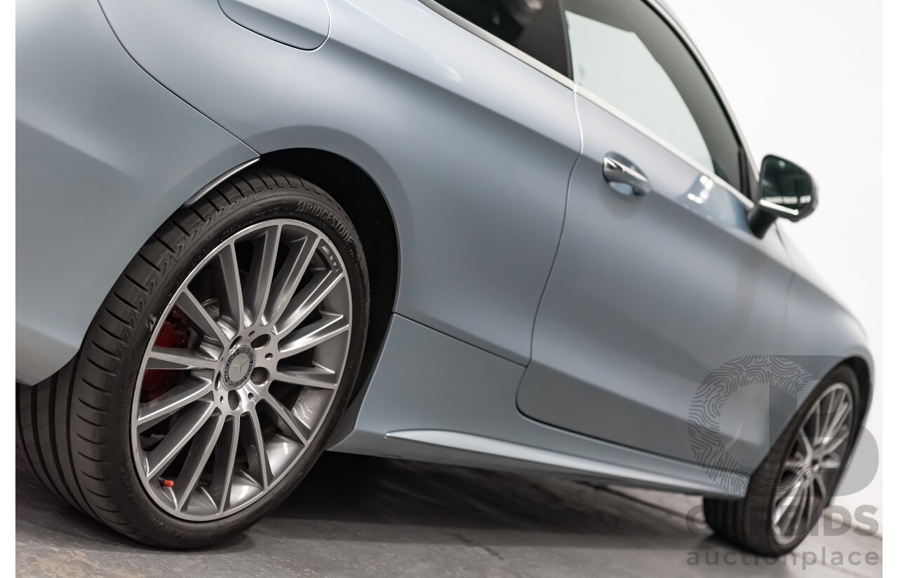 03/2016 Mercedes Benz C300 205 MY16 2D Coupe Diamond Silver Metallic Turbo 2.0L