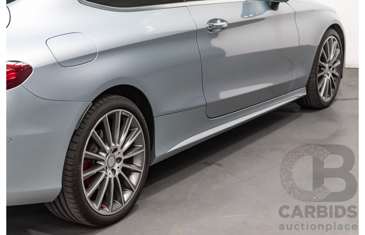 03/2016 Mercedes Benz C300 205 MY16 2D Coupe Diamond Silver Metallic Turbo 2.0L