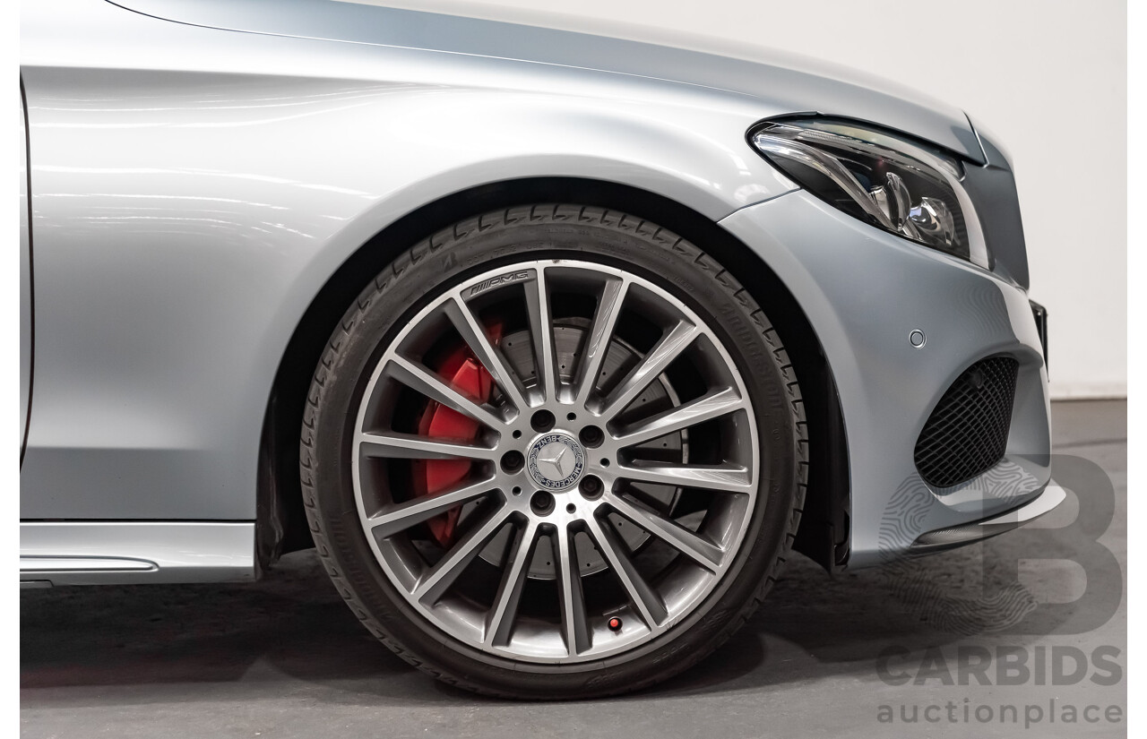 03/2016 Mercedes Benz C300 205 MY16 2D Coupe Diamond Silver Metallic Turbo 2.0L
