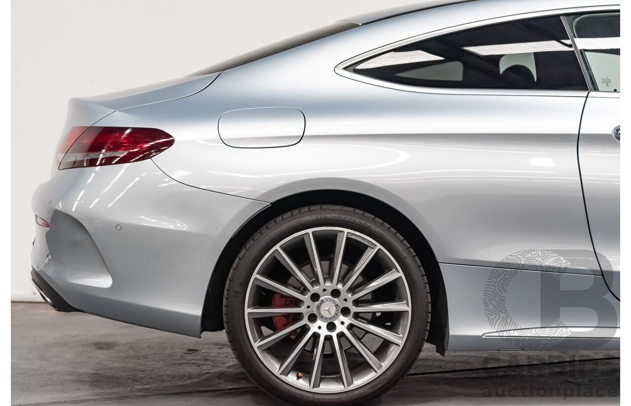 03/2016 Mercedes Benz C300 205 MY16 2D Coupe Diamond Silver Metallic Turbo 2.0L