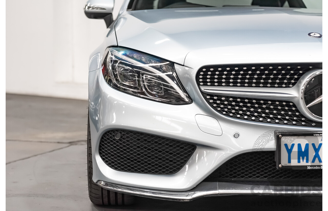 03/2016 Mercedes Benz C300 205 MY16 2D Coupe Diamond Silver Metallic Turbo 2.0L