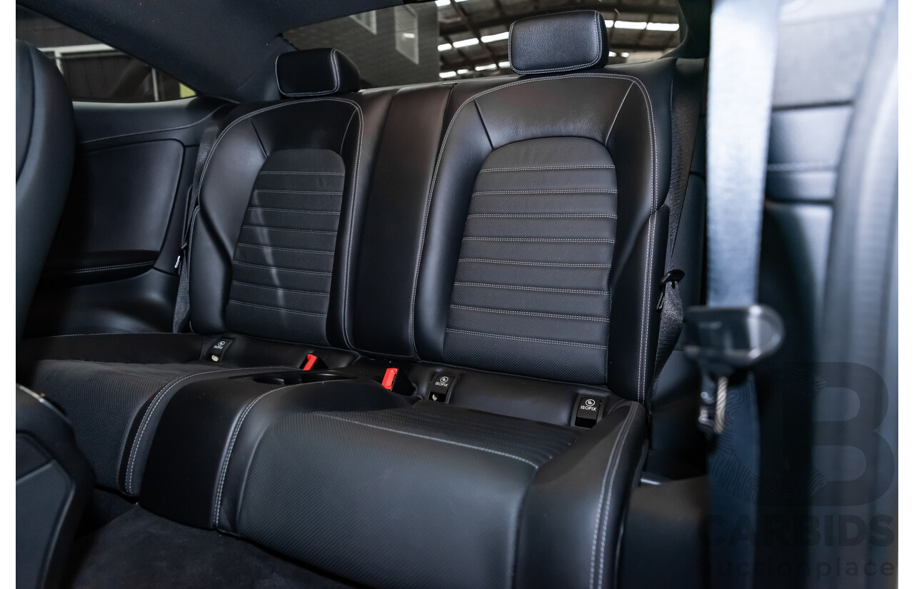 03/2016 Mercedes Benz C300 205 MY16 2D Coupe Diamond Silver Metallic Turbo 2.0L