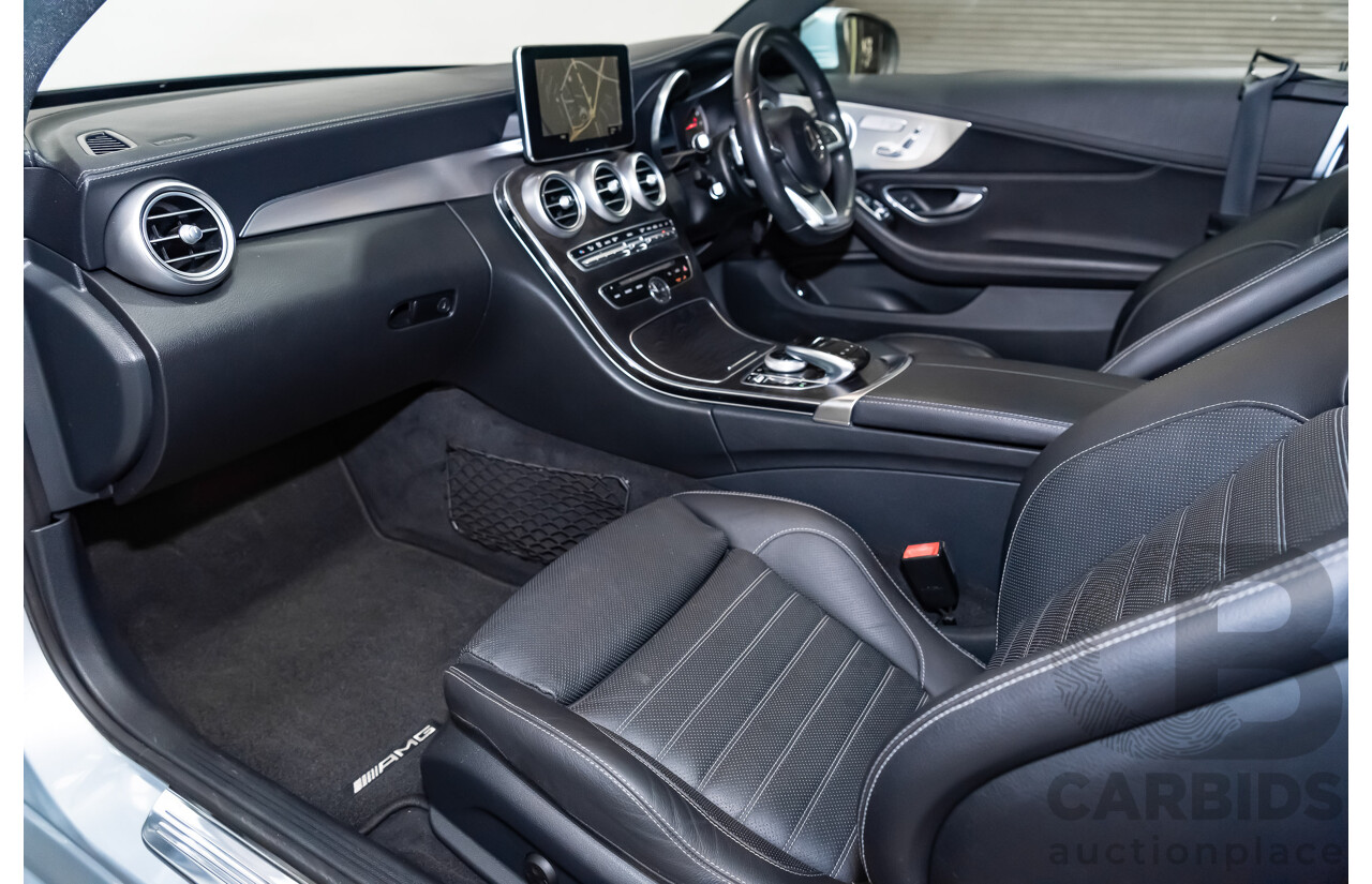 03/2016 Mercedes Benz C300 205 MY16 2D Coupe Diamond Silver Metallic Turbo 2.0L