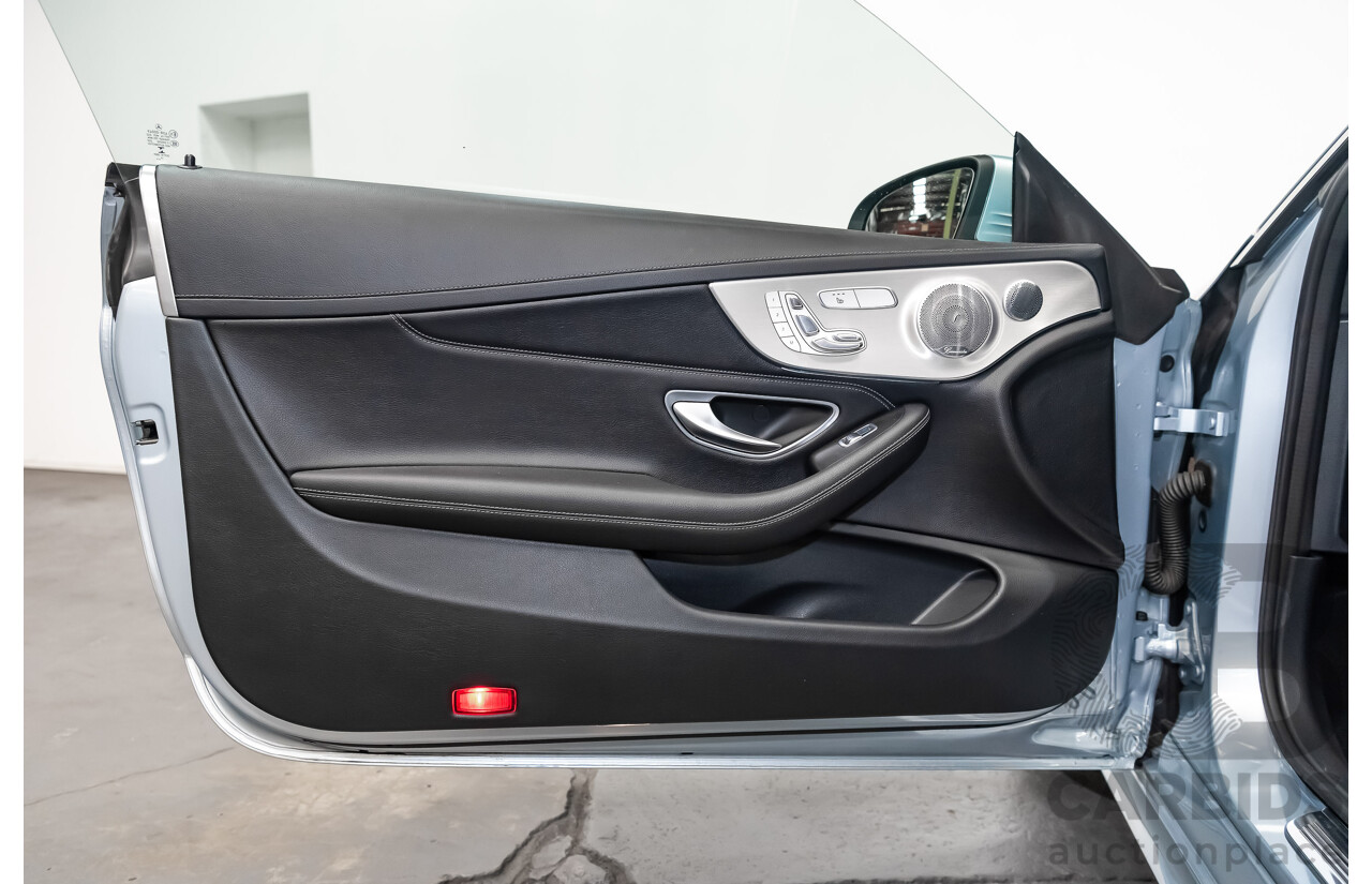 03/2016 Mercedes Benz C300 205 MY16 2D Coupe Diamond Silver Metallic Turbo 2.0L