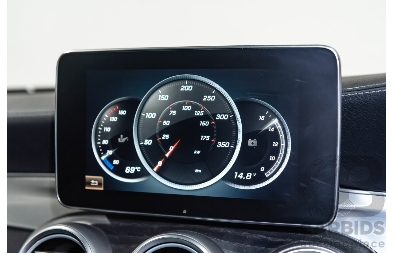 03/2016 Mercedes Benz C300 205 MY16 2D Coupe Diamond Silver Metallic Turbo 2.0L