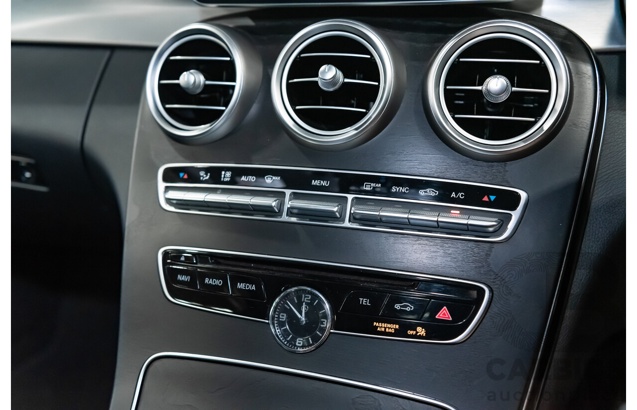 03/2016 Mercedes Benz C300 205 MY16 2D Coupe Diamond Silver Metallic Turbo 2.0L