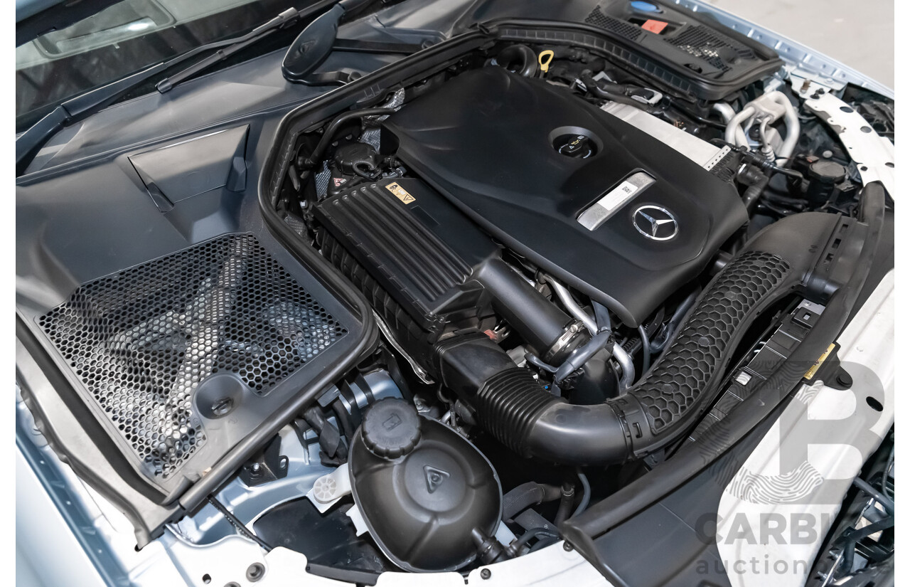 03/2016 Mercedes Benz C300 205 MY16 2D Coupe Diamond Silver Metallic Turbo 2.0L