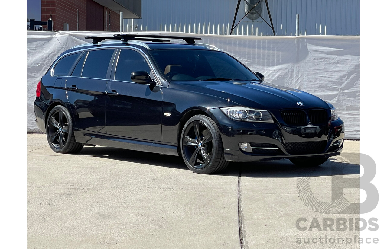 09/10 BMW 320d TOURING LIFESTYLE RWD E91 MY10 4D Wagon Black 2.0L