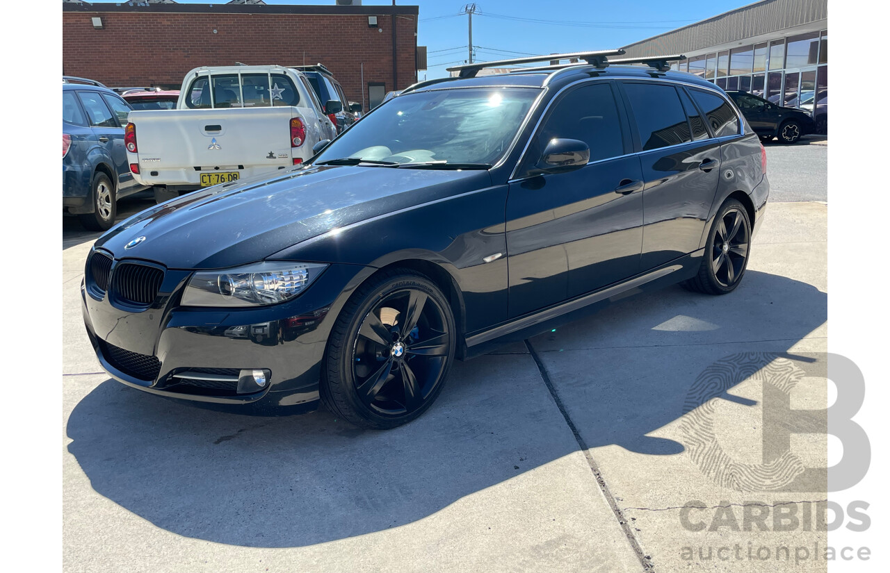 09/10 BMW 320d TOURING LIFESTYLE RWD E91 MY10 4D Wagon Black 2.0L