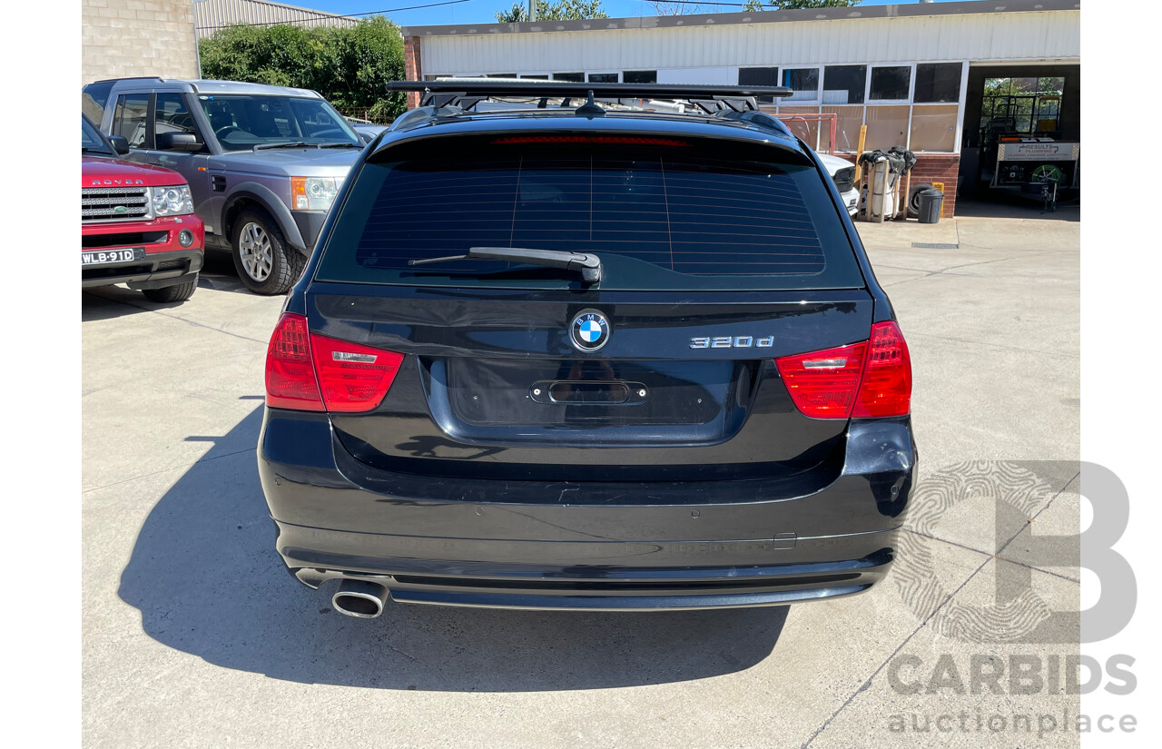 09/10 BMW 320d TOURING LIFESTYLE RWD E91 MY10 4D Wagon Black 2.0L