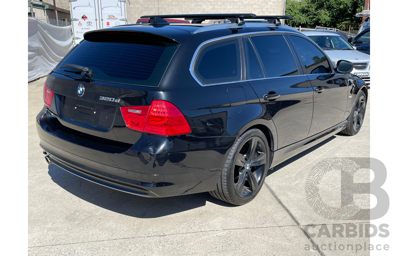 09/10 BMW 320d TOURING LIFESTYLE RWD E91 MY10 4D Wagon Black 2.0L