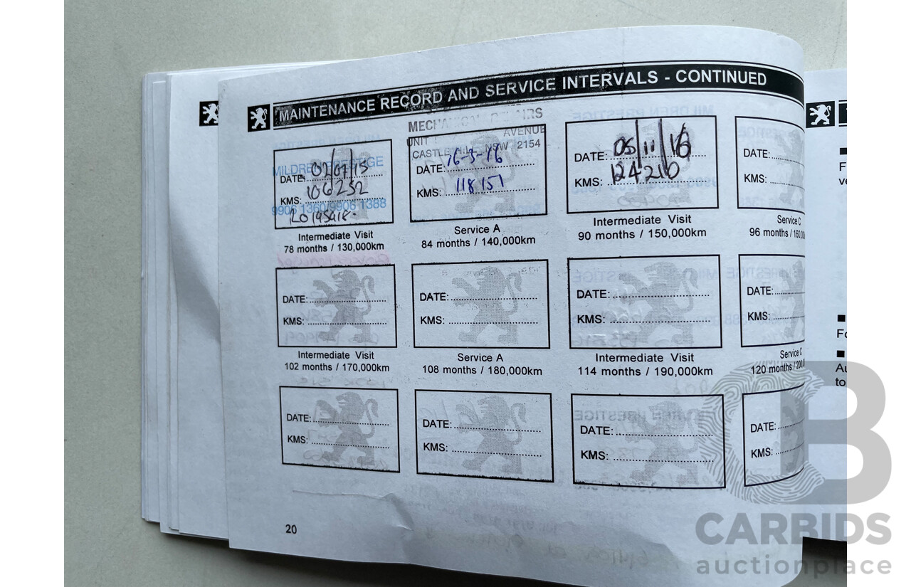 05/2005 Peugeot 307 XSR  5d Hatchback Blue 2.0L