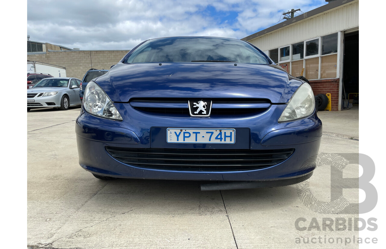 05/2005 Peugeot 307 XSR  5d Hatchback Blue 2.0L