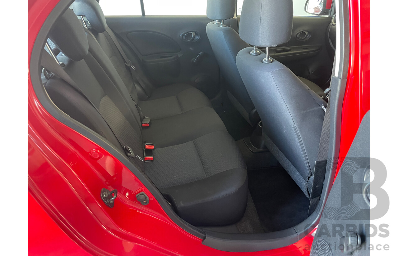 5/2012 Nissan Micra ST K13 5d Hatchback Red 1.2L