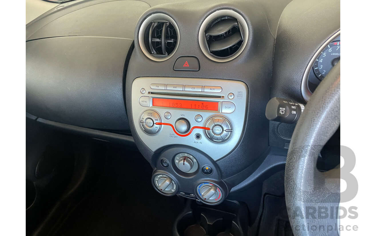 5/2012 Nissan Micra ST K13 5d Hatchback Red 1.2L