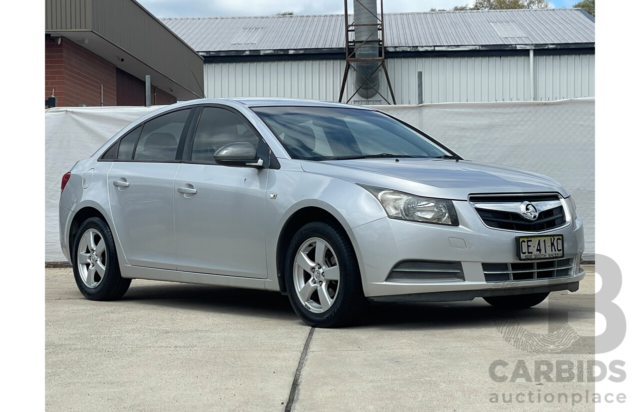 11/2010 Holden Cruze CD FWD JG 4D Sedan Silver 1.8L