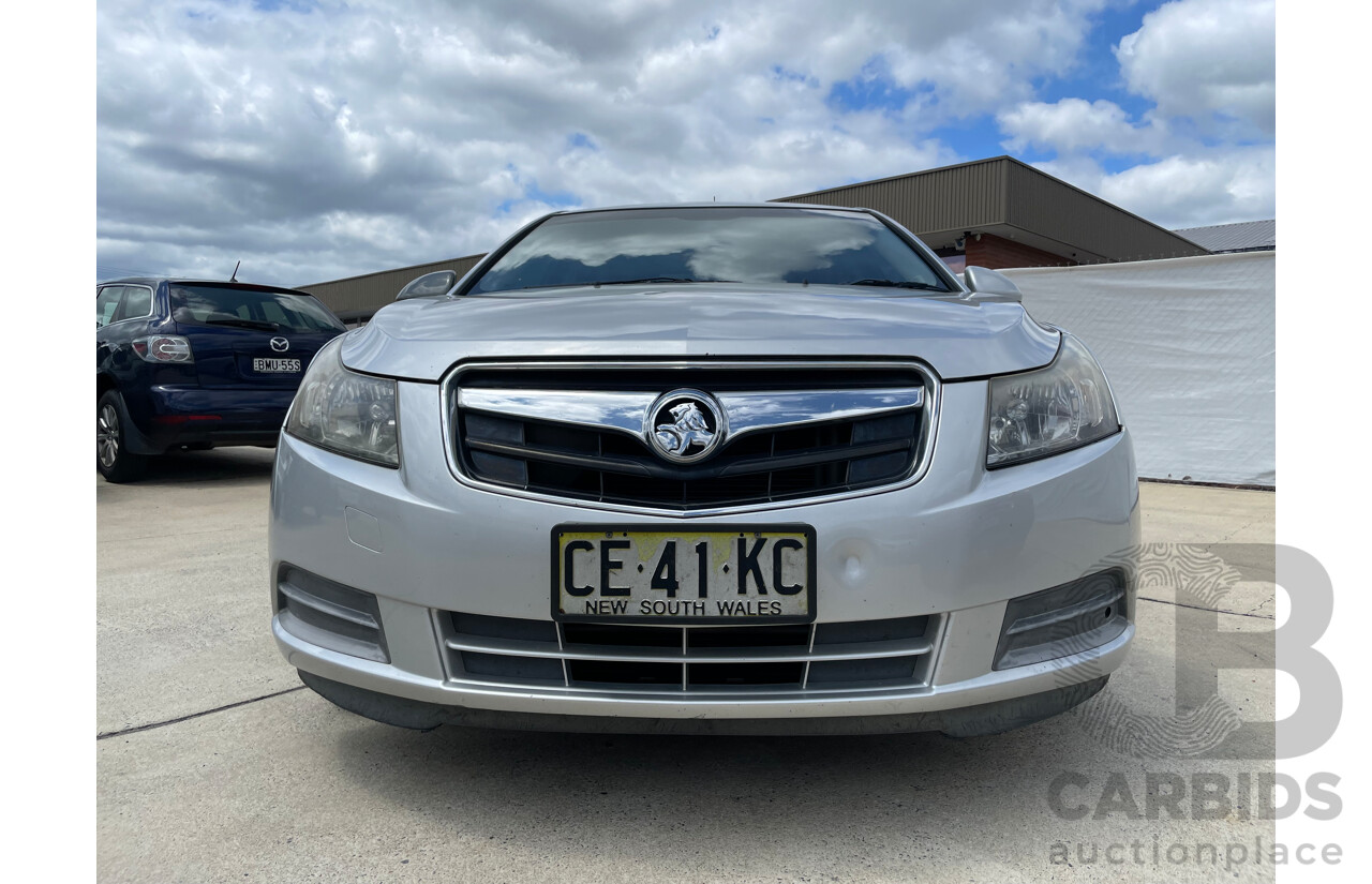11/2010 Holden Cruze CD FWD JG 4D Sedan Silver 1.8L