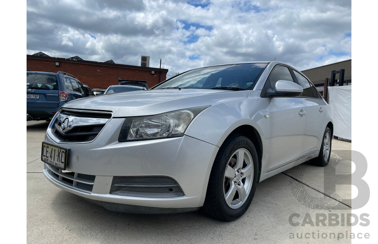 11/2010 Holden Cruze CD FWD JG 4D Sedan Silver 1.8L
