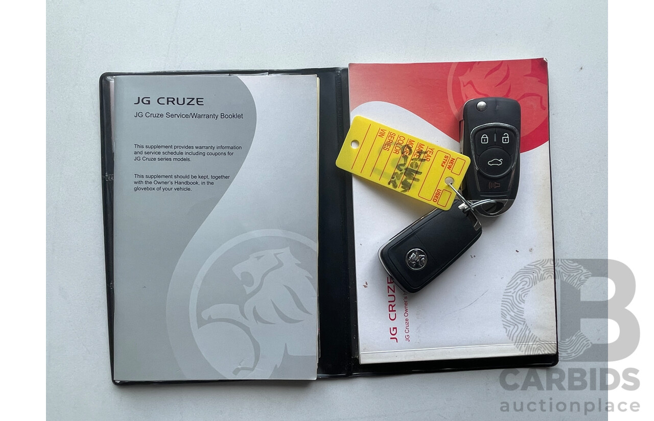 11/2010 Holden Cruze CD FWD JG 4D Sedan Silver 1.8L