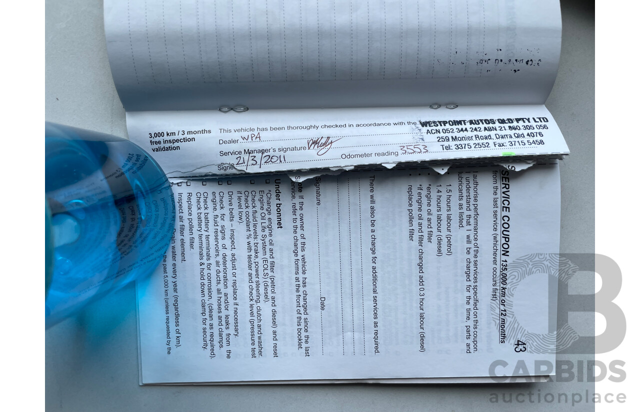 11/2010 Holden Cruze CD FWD JG 4D Sedan Silver 1.8L