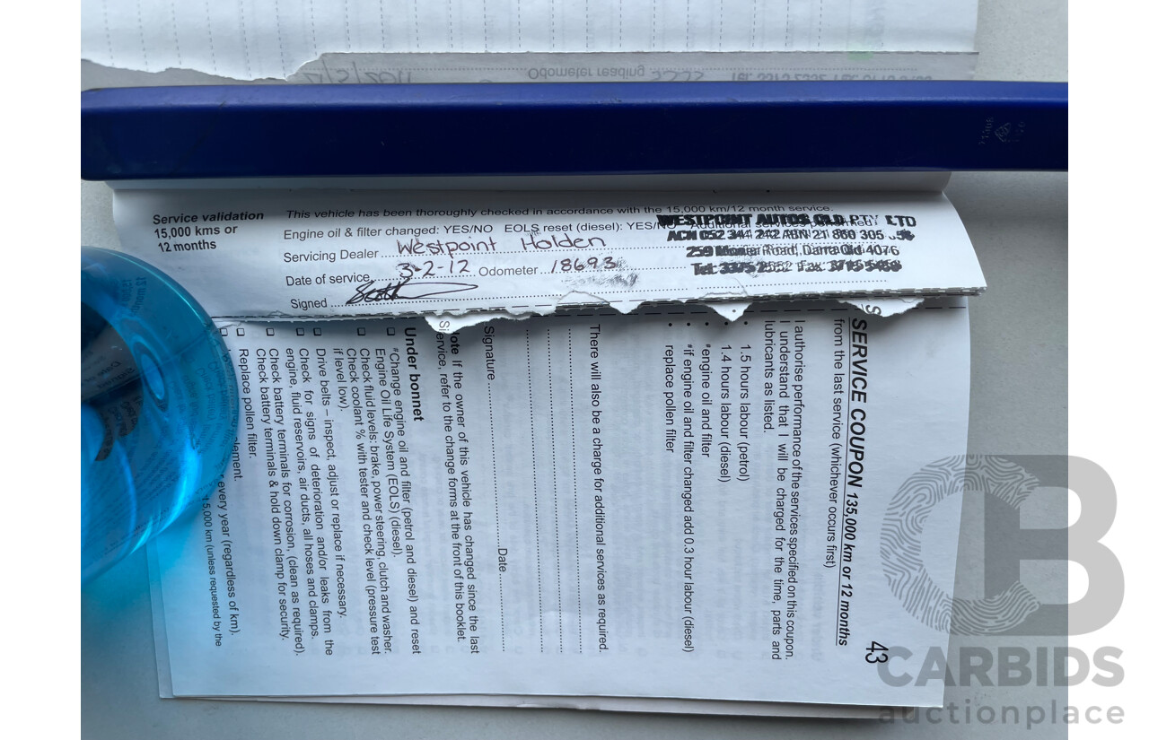 11/2010 Holden Cruze CD FWD JG 4D Sedan Silver 1.8L