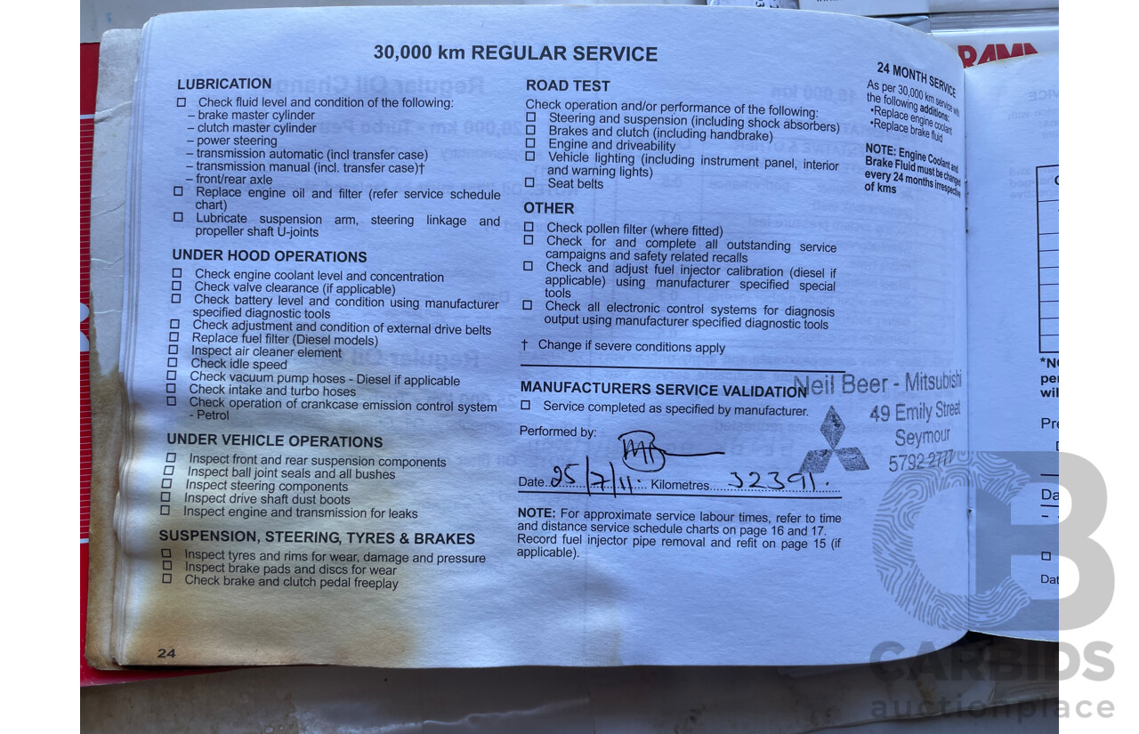 9/2009 Mitsubishi Triton GLX MN MY10 Double Cab Utility White 2.5L