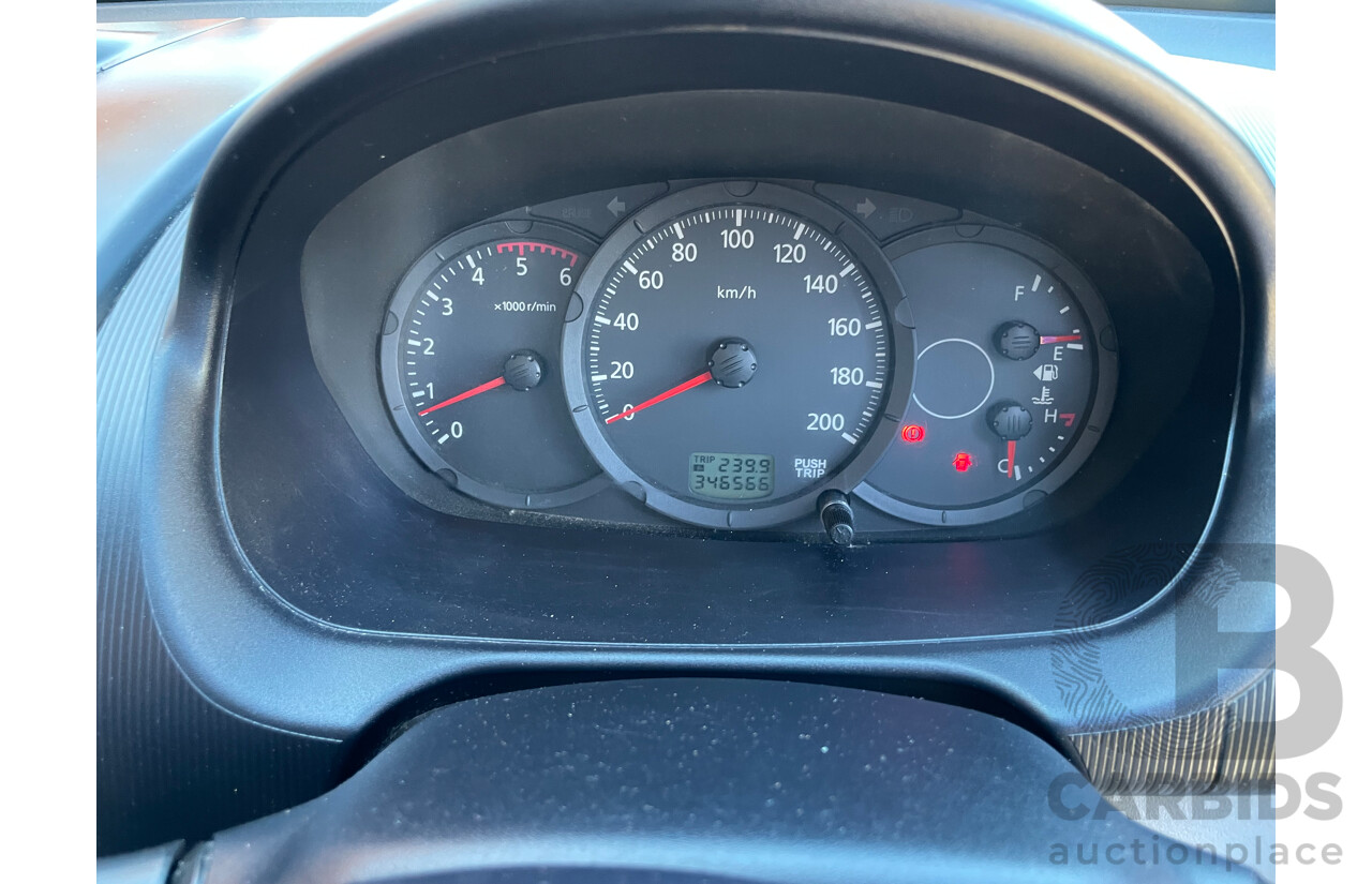 9/2009 Mitsubishi Triton GLX MN MY10 Double Cab Utility White 2.5L